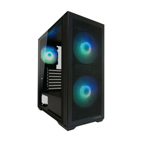 LC-Power Case Gaming 717BMeshwork_L Dark,2x 140mm fan, 1x 120 mm fan