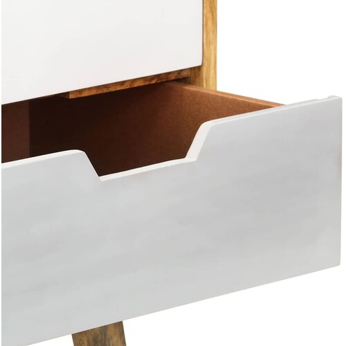  Komoda od masivnog drva manga 85 x 40 x 71 cm Slike