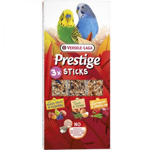 Versele-laga poslastica za ptice Prestige 3 sticks Small Parakeets Triple Variety 90g Cene