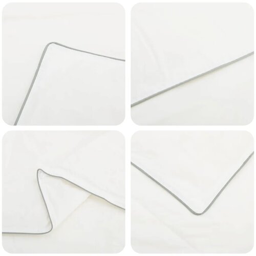  Poplun FULDA 135 x 220 cm 4 godi&amp;scaron;nja doba 210 GSM Bijela - 135 x 220 cm Slike