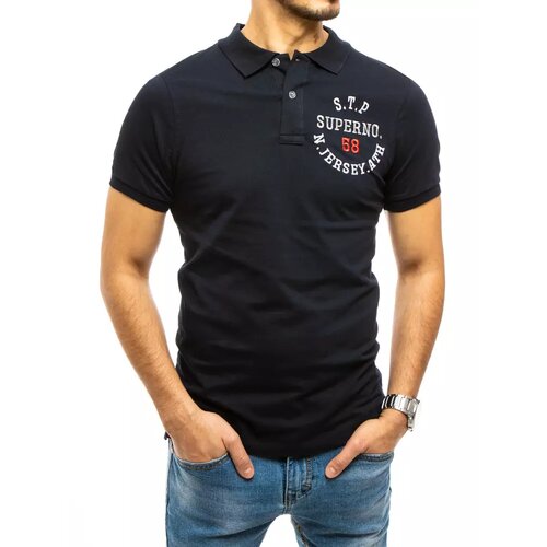 DStreet Men's navy blue polo shirt PX0418 Cijene
