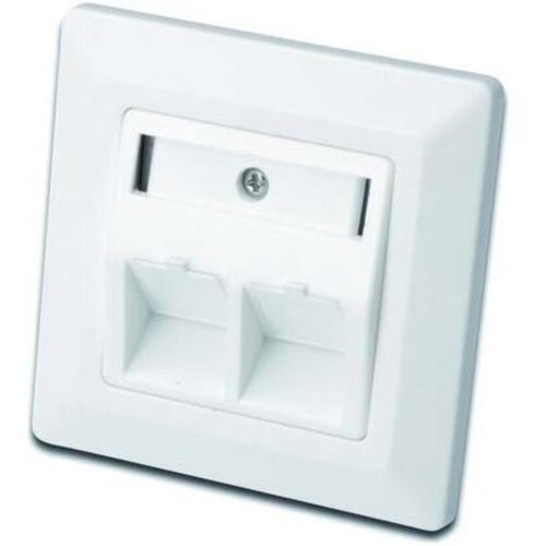 Digitus Assmann Electr. Sredinska plošča 2-kratna 80x80, RAL9010, RJ45 DN-93801-1, (21000000) Cene
