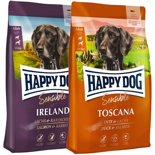  Mije&scaron;ano pakiranje: Happy Dog Supreme 2 x 12,5 kg - Mix: Toscana, Ireland Cijene