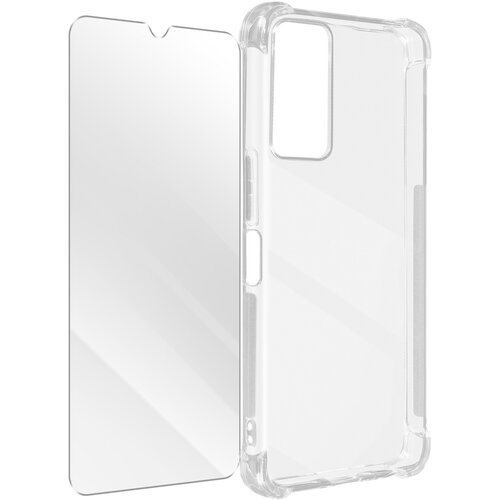 AVIZAR etui za tcl 40R 5G, 40 xe in 40 nxtpaper 5G 9H kaljeno steklo, prozorno, (21208452) Cene