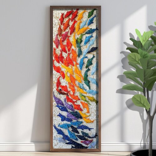 Wallity slika EMR096, 40 x 120 x 3 cm Cene