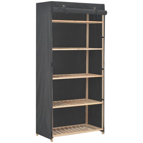  Ormar od tkanine sivi 79 x 40 x 170 cm Slike