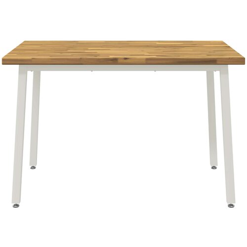  120 x 70 x 75 cm Čvrsto drvo akacije Bijela Pravokutni Slike