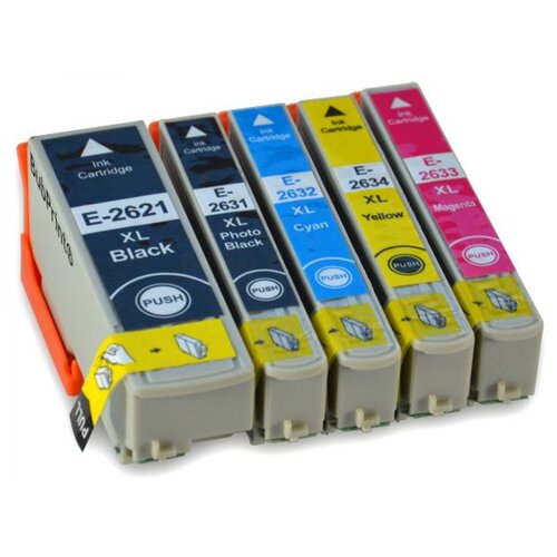 Epson 26XL , T2621 do T2634 , komplet 5 kompatibilnih kartuš Cene