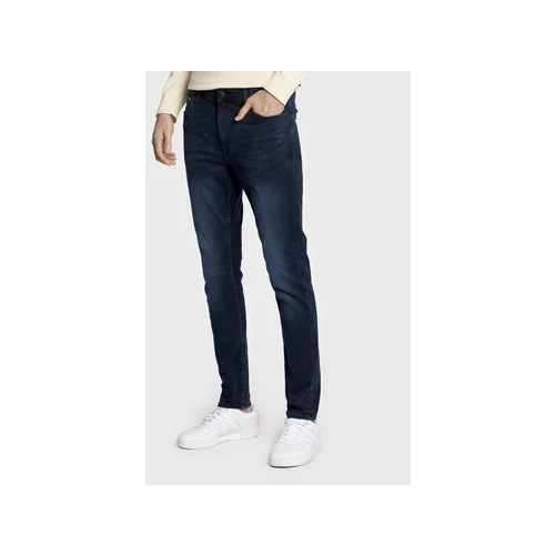 Blend Jeans hlače Echo 20708513 Mornarsko modra Skinny Fit