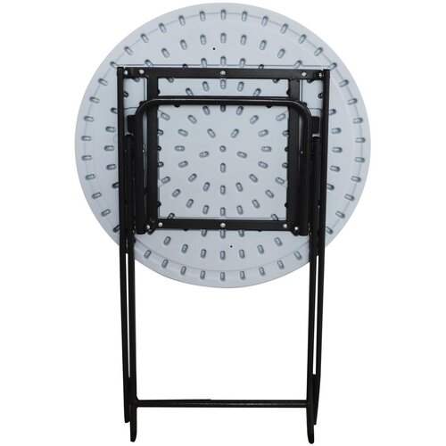  Saska Garden sklopivi okrugli stol 60 &amp;times; 72 cm bijeli Slike