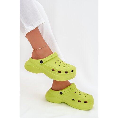 Boto Ladies Foam Slippers Lime Elisra Cene