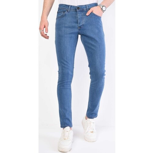 True Rise Kavbojke slim 134406401 Modra Slike