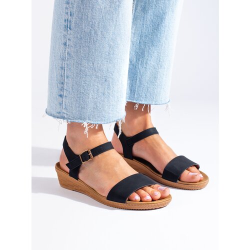 SHELOVET Women&amp;#039;s platform sandals black Slike