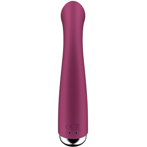 Satisfyer Spinning G-Spot 1 - vibrator za G-točku s rotirajućom glavom (crveni) Slike