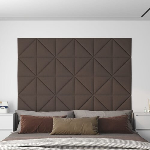  Zidne ploče od tkanine 12 kom smeđesive 30 x 30 cm 1,08 m&amp;sup2; Slike