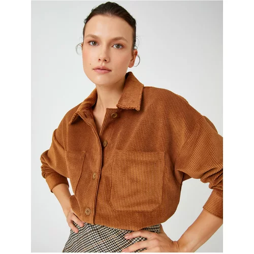 Koton Shirt - Brown - Oversize