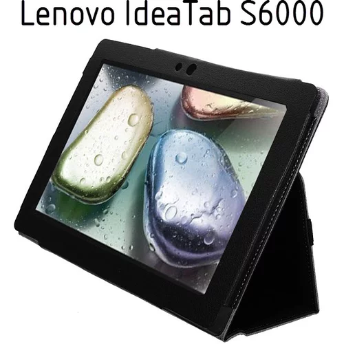  Ovitek / etui / zaščita za Lenovo IdeaTab S6000 - črni