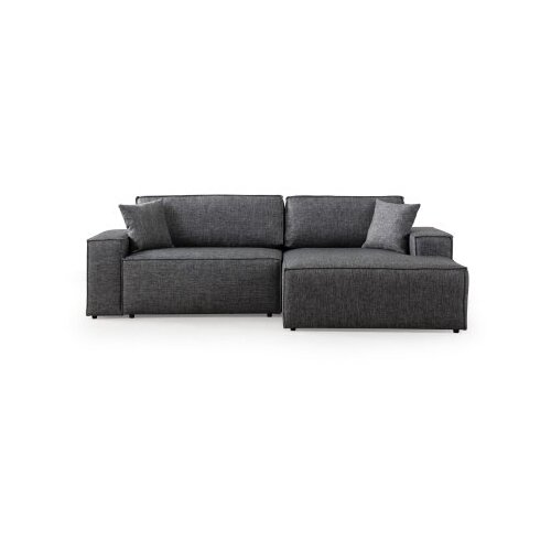 Atelier Del Sofa Kutna sofa Pirlo 145x43x206cm Tamno siva Slike