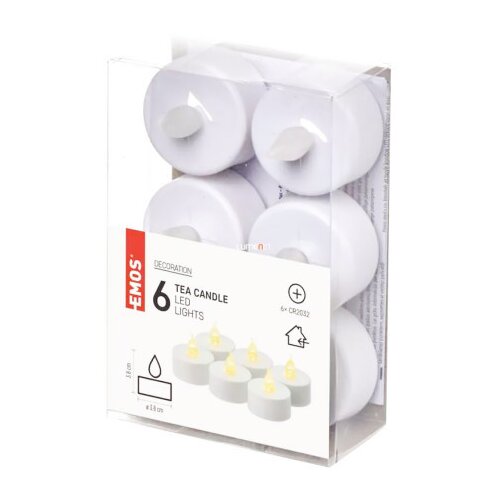 Emos LED dekoracija – 6x čajna svečka bela, 6x CR2032 , notranja, vintage DCCV11 Cene