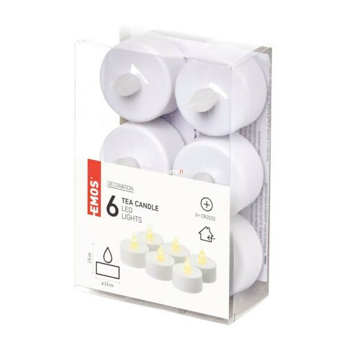 Emos led dekoracija - 6x čajne svećice bele, enterijer, vintage dccv11 ( 2886 ) Cene