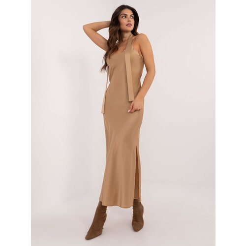 Fashionhunters Brown evening dresses Slike