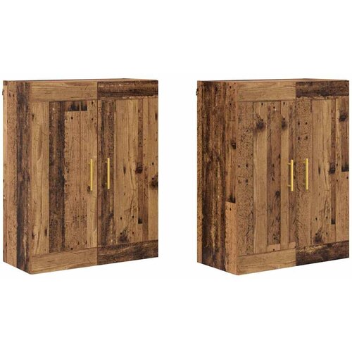 vidaXL Omarica za montažo na steno 2 pcs Star les 69,5 x 34 x 90 cm, (5000107794) Cene