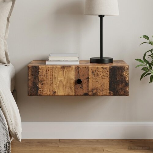 Stolna montirana na zid Staro drvo 59 x 34,5 x 17 cm Slike