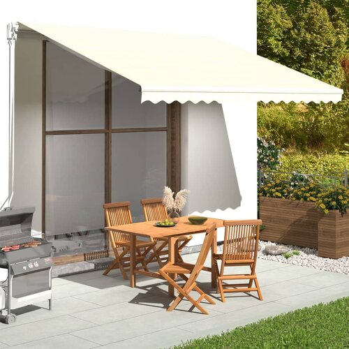 VidaXL Zamjenska tkanina za tendu krem 4 x 3,5 m Slike