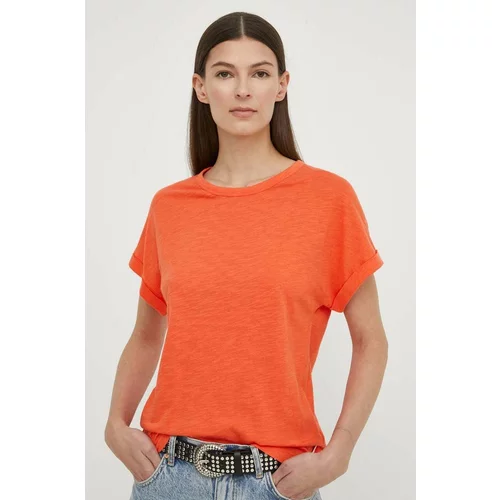 Marc O'Polo Kratka majica ženski, oranžna barva