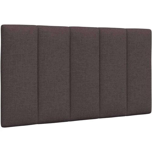 VidaXL Krevet s madracem tamnosmeđi 90 x 190 cm od tkanine Slike