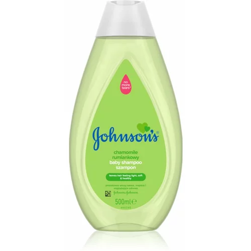 Johnsons Wash and Bath nežni šampon za otroke od rojstva s kamilico 500 ml