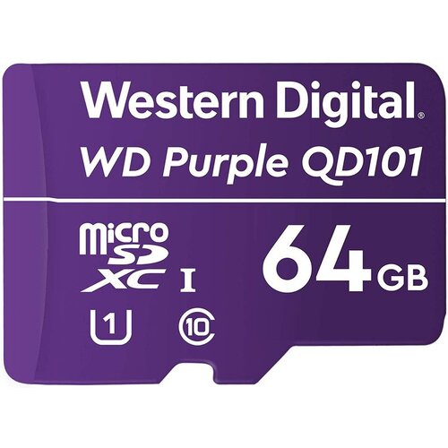 Western Digital Purple SC QD101 memory card 64 GB MicroSDXC Class 10 Slike