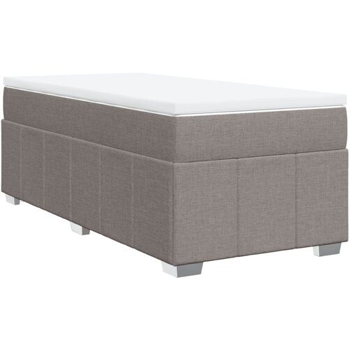 Maison Chic Box spring postelja - Vzmetna postelja z vzmetnico taupe 90x200 cm blago SL11351, (21882542) Slike