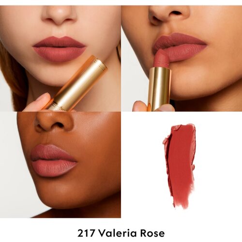 Gucci Beauty Rouge &amp;agrave; L&amp;egrave;vres Matte Lipstick matirajući ruž za usne nijansa 217 Valeria Rose 3.5 g Slike