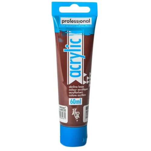 Professional profesional acrylic, akrilna boja, 60 ml - odaberite nijansu burnt umber Cene