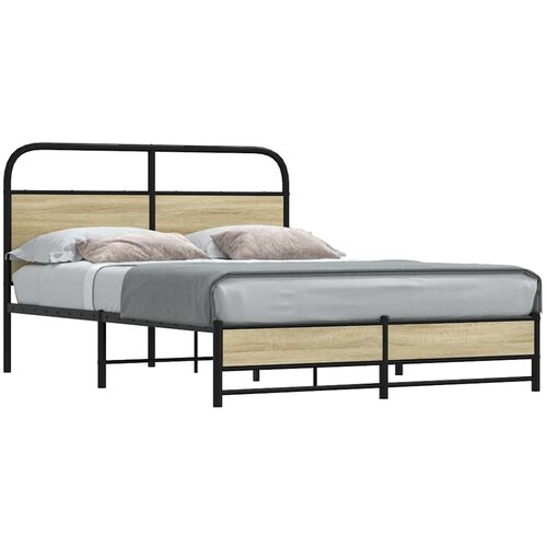 Furnova Posteljni okvir brez vzmetnice 140x200 cm sonoma hrast inž. les, (21940866) Cene
