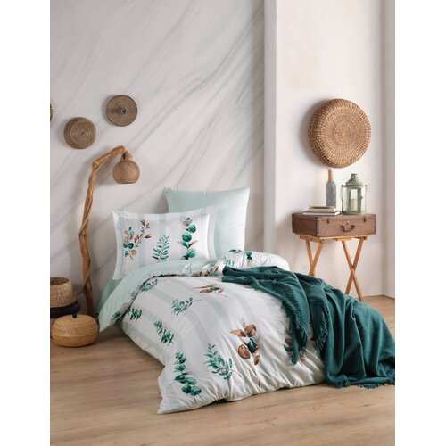 Antalya satenski set posteljine, 160x220cm, zelena Slike