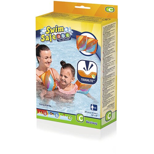  Manžetne Bestway Pisana Oranžna 25 x 15 cm Slike