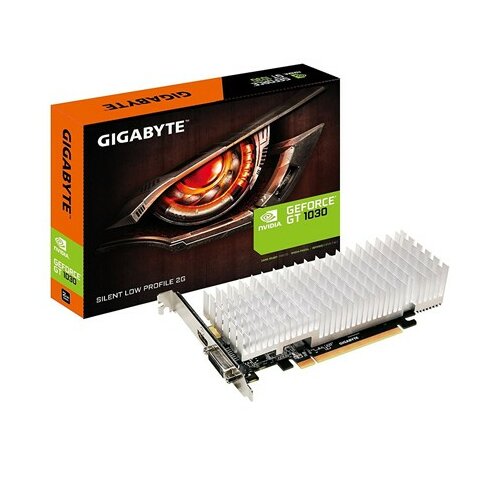 Gigabyte GV-N1030SL-2GL, GeForce GT 1030, 2GB/64bit DDR5, DVI/HDMI, Silent grafička kartica Slike