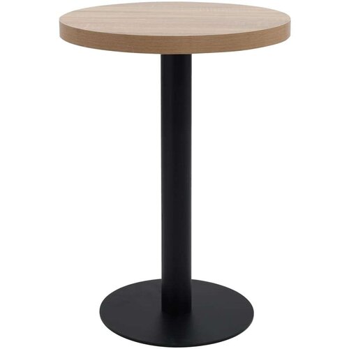 Bistro miza svetlo rjava 60 cm mediapan, (20625818) Cene