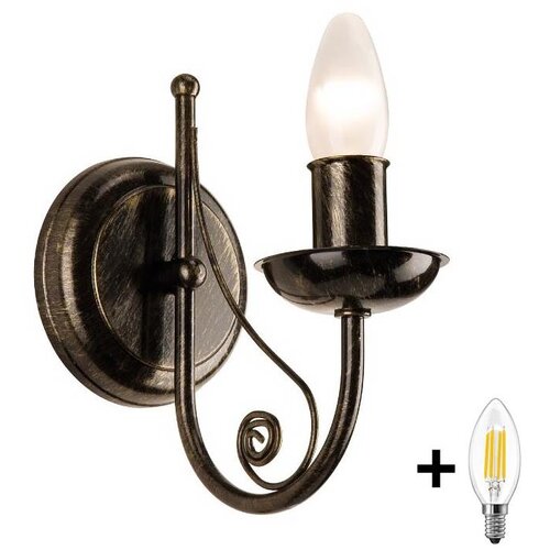  Brilagi - LED zidna svetiljka STEFANO 1xE14/40W/230V crna patina Cene