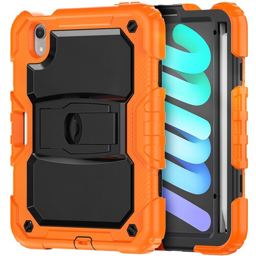 JTech Ohi&scaron;je za iPad Mini 6 8,3" s stojalom in ramenskim pasom oranžno, (22025752) Cene