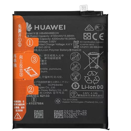Huawei Baterija P30 Pro / Mate 20 Pro Original, HB486486ECW 4200mAh, (20630284)