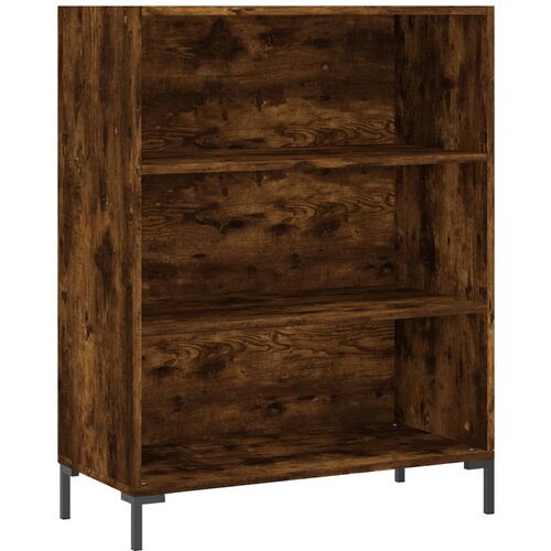 Maison Chic Knjižna omara - Knjižni regal dimljeni hrast 69,5x32,5x90 cm inženirski les, (21726255) Cene