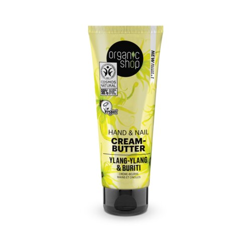 Organic Shop hand &amp;amp; Nail Cream-Butter Ylang-Ylang &amp;amp; Buriti Slike