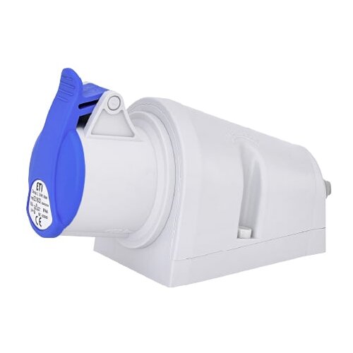  Nadgradna industrijska utičnica 16A 3P 230V 2P+PE Slike