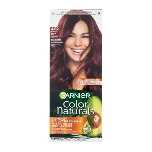 Garnier Color Naturals trajna barva za lase z negovalnimi olji 40 ml Odtenek 4.62 sweet cherry za ženske