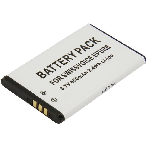 AVIZAR Baterija za zamenjavo za telefon Swissvoice Li-ion 3.7V 650mAh 2.4Wh, Bela, (5000070358) Cene