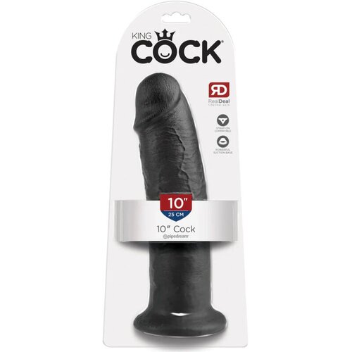 King Cock 10&amp;quot; COCK BLACK 25 CM Slike