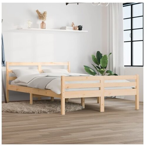  Okvir za krevet od masivnog drva 140 x 200 cm Cene